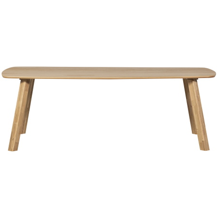 Masa dining Tablo, lemn de stejar, transparent, 74 x 220 x 100 cm, WOOOD 375098-TP [3]