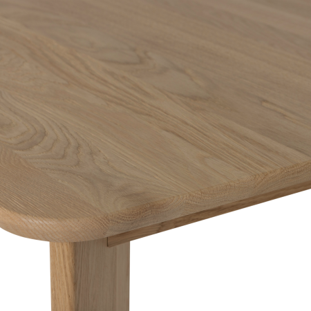 Masa dining Tablo, lemn de stejar, transparent, 76 x 180 x 100 cm, WOOOD 377746-TP [4]