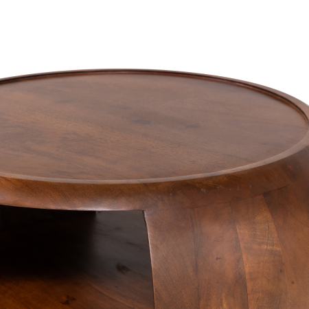Masuta de cafea Cole, lemn de mango, maro, 36 x 72 x 72 cm, WOOOD 377537-B [5]
