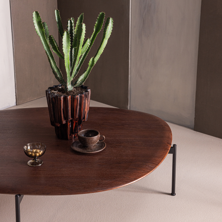 Masuta de cafea Kota, MDF, maro, 26 x 121 x 97 cm, WOOOD 377831-B [2]