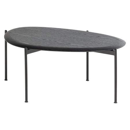 Masute cafea - Masuta de cafea Kota, MDF, negru, 36 x 92 x 68 cm, WOOOD 377832-Z