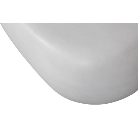 Masuta de cafea Pebble, argila armata cu fibra de sticla, alb, 28 x 100 x 43 cm, vtwonen 377515-W [7]