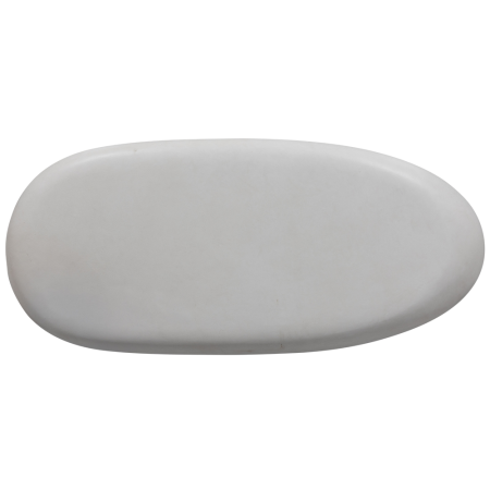 Masuta de cafea Pebble, argila armata cu fibra de sticla, alb, 28 x 100 x 43 cm, vtwonen 377515-W [3]