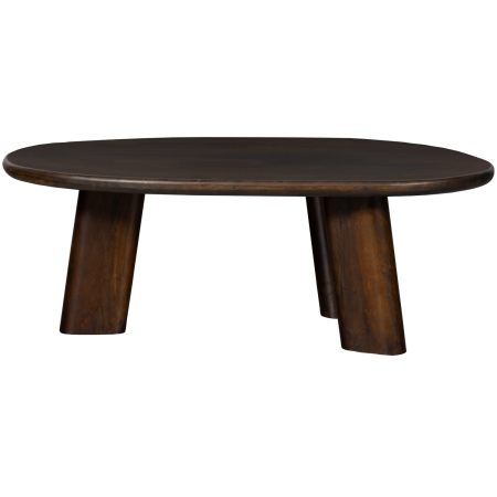 Masuta de cafea Roundly, lemn de mango, nuc, 40 x 110 x 60 cm, WOOOD 801302-W [5]
