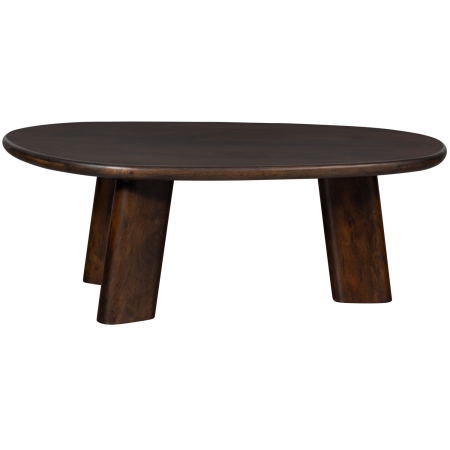 Masute cafea - Masuta de cafea Roundly, lemn de mango, nuc, 40 x 110 x 60 cm, WOOOD 801302-W