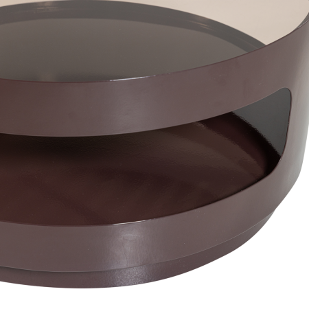 Masuta de cafea Sero, metal, maro, 32 x 70 x 70 cm, WOOOD 377934-B [5]