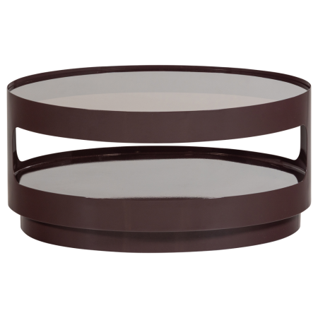 Masuta de cafea Sero, metal, maro, 32 x 70 x 70 cm, WOOOD 377934-B [3]