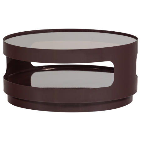 Masute cafea - Masuta de cafea Sero, metal, maro, 32 x 70 x 70 cm, WOOOD 377934-B