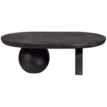 Masuta de cafea Steppe, lemn de mango, negru, 38 x 110 x 72 cm, WOOOD 373967-Z [3]