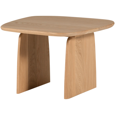 Masute cafea - Masuta de cafea Tablo, lemn de stejar, transparent, 40 x 60 x 60 cm, WOOOD 377665-TP