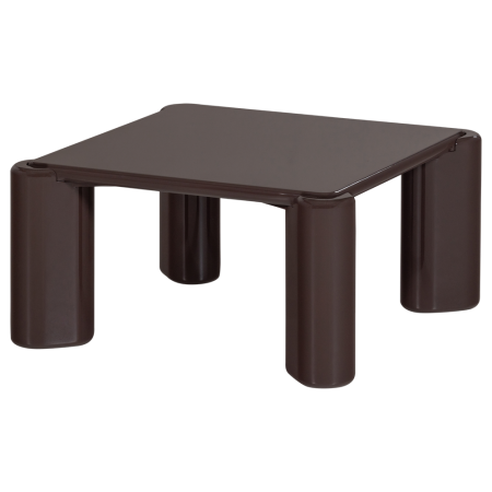 Masute cafea - Masuta de cafea Tiven, MDF, maro inchis, 42 x 80 x 80 cm, WOOOD 377821-D