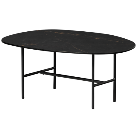 Masuta de cafea Vajen, portelan, negru, 34 x 80 x 60 cm, WOOOD 373987-Z [4]