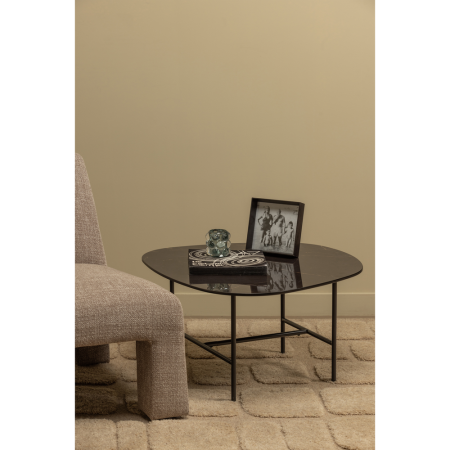 Masuta de cafea Vajen, portelan, negru, 38 x 70 x 70 cm, WOOOD 373988-Z [1]
