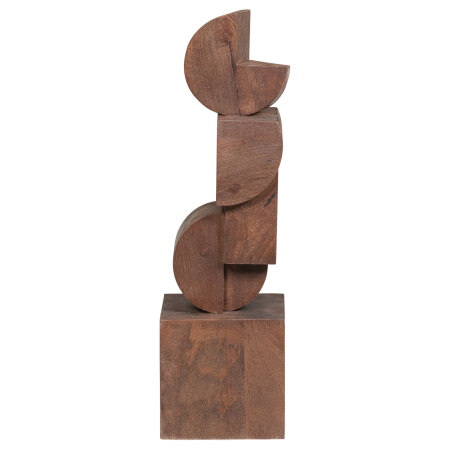 Ornament decorativ Draxa, lemn de mango, maro, 62 x 18 x 18 cm, WOOOD 377942-B [2]