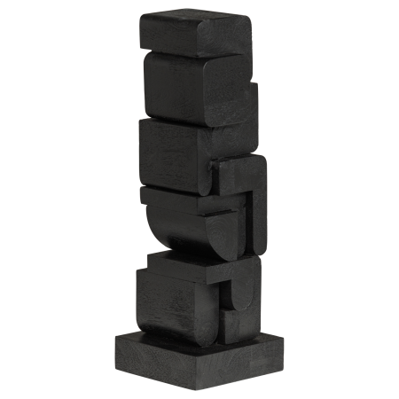 Ornament decorativ Isan, metal, negru, 53 x 18 x 18 cm, WOOOD 377941-Z [3]