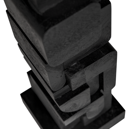 Ornament decorativ Isan, metal, negru, 53 x 18 x 18 cm, WOOOD 377941-Z [5]