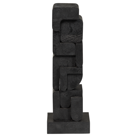 Ornament decorativ Isan, metal, negru, 53 x 18 x 18 cm, WOOOD 377941-Z [2]
