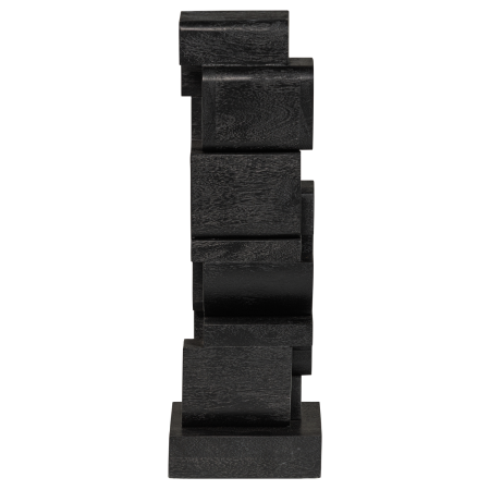 Ornament decorativ Isan, metal, negru, 53 x 18 x 18 cm, WOOOD 377941-Z [4]