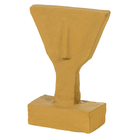 Obiecte Decorative - Ornament decorativ Olen, papier-mache, galben, 35 x 25 x 15 cm, WOOOD 377845-H