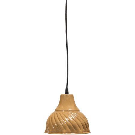 Iluminat decorativ - Pendul Arleso, 25 W, E27, metal, galben miere, 18 x 16 x 16 cm, WOOOD 377555-H