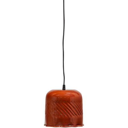 Iluminat decorativ - Pendul Arleso, 25 W, E27, metal, portocaliu/maro, 18 x 17 x 17 cm, WOOOD 377555-O