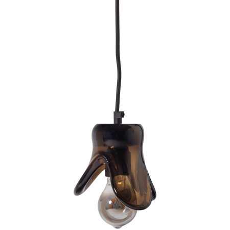 Iluminat decorativ - Pendul Elle, 25 W, E14, sticla, maro, 12 x 14 x 13 cm, WOOOD 377598-B