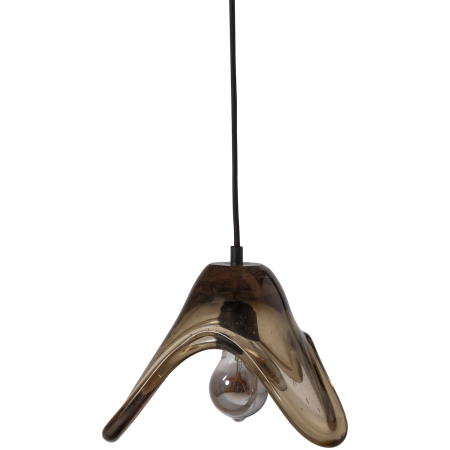 Iluminat decorativ - Pendul Elle, 9 W, E27, sticla, verde, 17 x 25 x 22 cm, WOOOD 377599-G