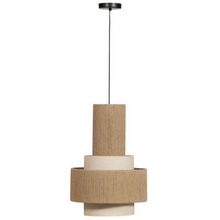 Lustre si pendule - Pendul Pelle, 40 W, E27, lemn, natur, 56 x 38 x 38 cm, WOOOD 377365-N