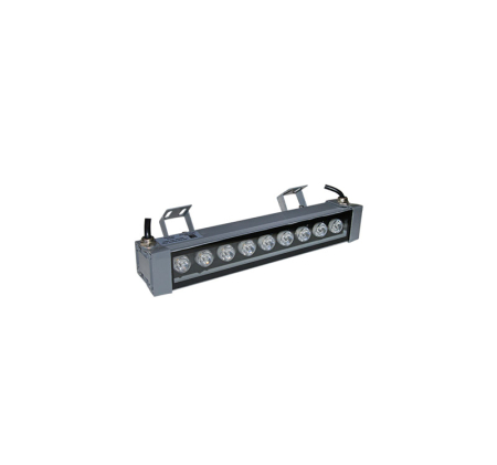 Proiectoare LED - Proiector LED tip bara wall washer, 10W, 3000K, IP65, aluminiu, grafit, Dablerom 06-7615/cald