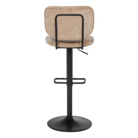 Scaun de bar Brint, chenille tesut, nisipiu, 105 x 43 x 57 cm, WOOOD 378087-Z [3]