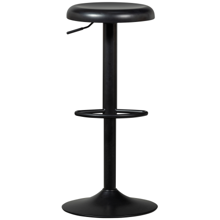 Scaun de bar Isaac, metal, negru, 81 x 39 x 39 cm, WOOOD 377384-Z [3]