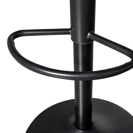 Scaun de bar Isaac, metal, negru, 81 x 39 x 39 cm, WOOOD 377384-Z [6]