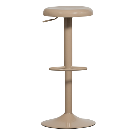 Scaun de bar Isaac, metal, nisipiu, 81 x 39 x 39 cm, WOOOD 377384-A [2]