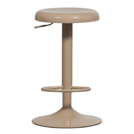 Scaun de bar Isaac, metal, nisipiu, 81 x 39 x 39 cm, WOOOD 377384-A [3]