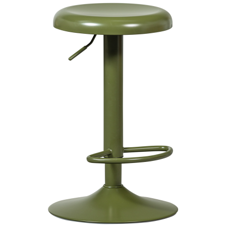 Scaun de bar Isaac, metal, verde cald, 81 x 39 x 39 cm, WOOOD 377384-G [4]