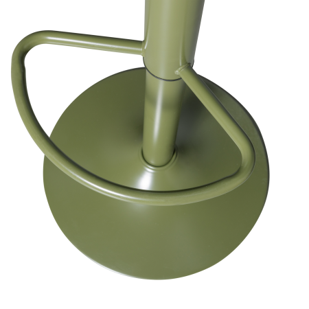 Scaun de bar Isaac, metal, verde cald, 81 x 39 x 39 cm, WOOOD 377384-G [6]