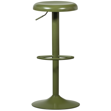 Scaun de bar Isaac, metal, verde cald, 81 x 39 x 39 cm, WOOOD 377384-G [3]