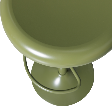Scaun de bar Isaac, metal, verde cald, 81 x 39 x 39 cm, WOOOD 377384-G [5]