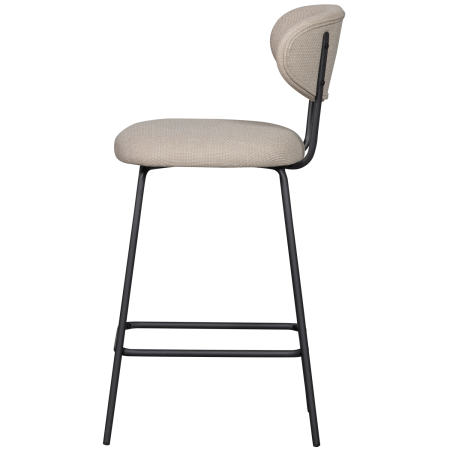 Scaun de bar Kjeld, tesatura, natur, 93 x 46 x 52 cm, WOOOD 374073-N [3]