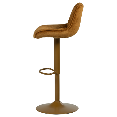 Scaun de bar Marten, chenille, caramel, 110 x 45 x 50 cm, WOOOD 377486-K [6]