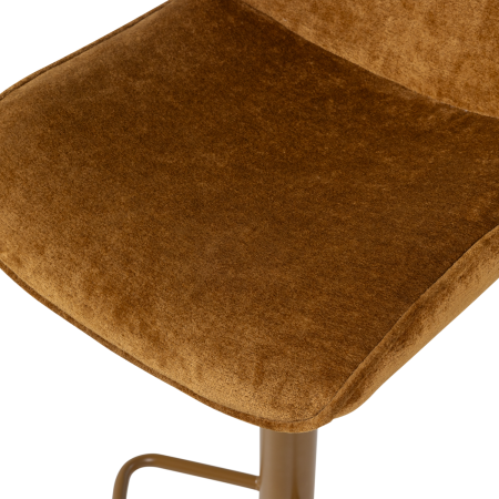 Scaun de bar Marten, chenille, caramel, 110 x 45 x 50 cm, WOOOD 377486-K [8]