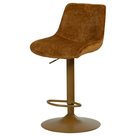Scaun de bar Marten, chenille, caramel, 110 x 45 x 50 cm, WOOOD 377486-K [4]