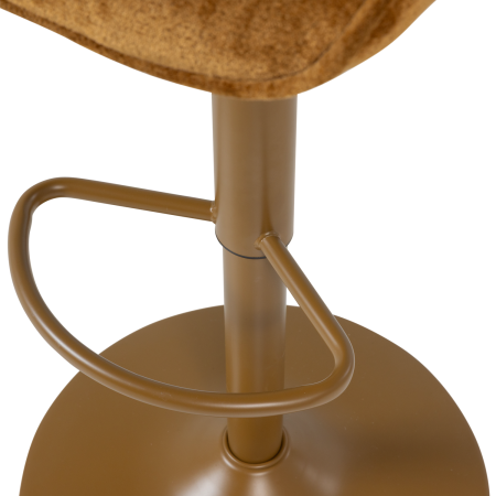 Scaun de bar Marten, chenille, caramel, 110 x 45 x 50 cm, WOOOD 377486-K [9]