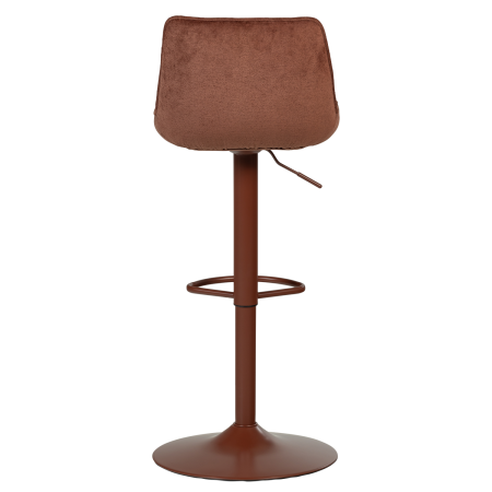 Scaun de bar Marten, chenille, maro castaniu, 110 x 45 x 50 cm, WOOOD 377486-A [7]