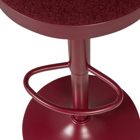 Scaun de bar Mevo, chenille, bordo, 82 x 42 x 42 cm, WOOOD 377972-O [9]