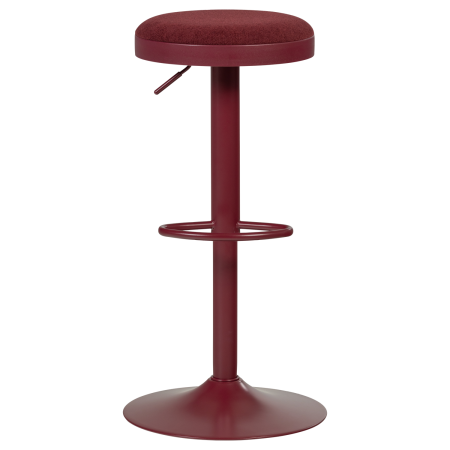 Scaun de bar Mevo, chenille, bordo, 82 x 42 x 42 cm, WOOOD 377972-O [3]