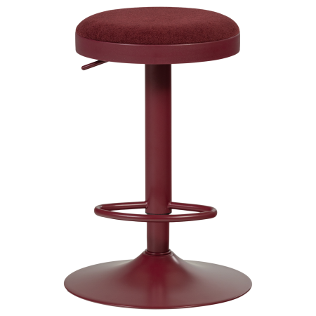 Scaun de bar Mevo, chenille, bordo, 82 x 42 x 42 cm, WOOOD 377972-O [5]
