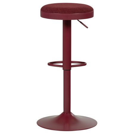 Scaun de bar Mevo, chenille, bordo, 82 x 42 x 42 cm, WOOOD 377972-O [7]