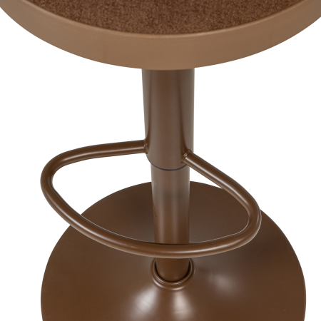 Scaun de bar Mevo, chenille, maro, 82 x 42 x 42 cm, WOOOD 377972-B [8]