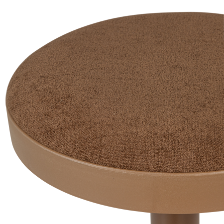 Scaun de bar Mevo, chenille, maro, 82 x 42 x 42 cm, WOOOD 377972-B [7]